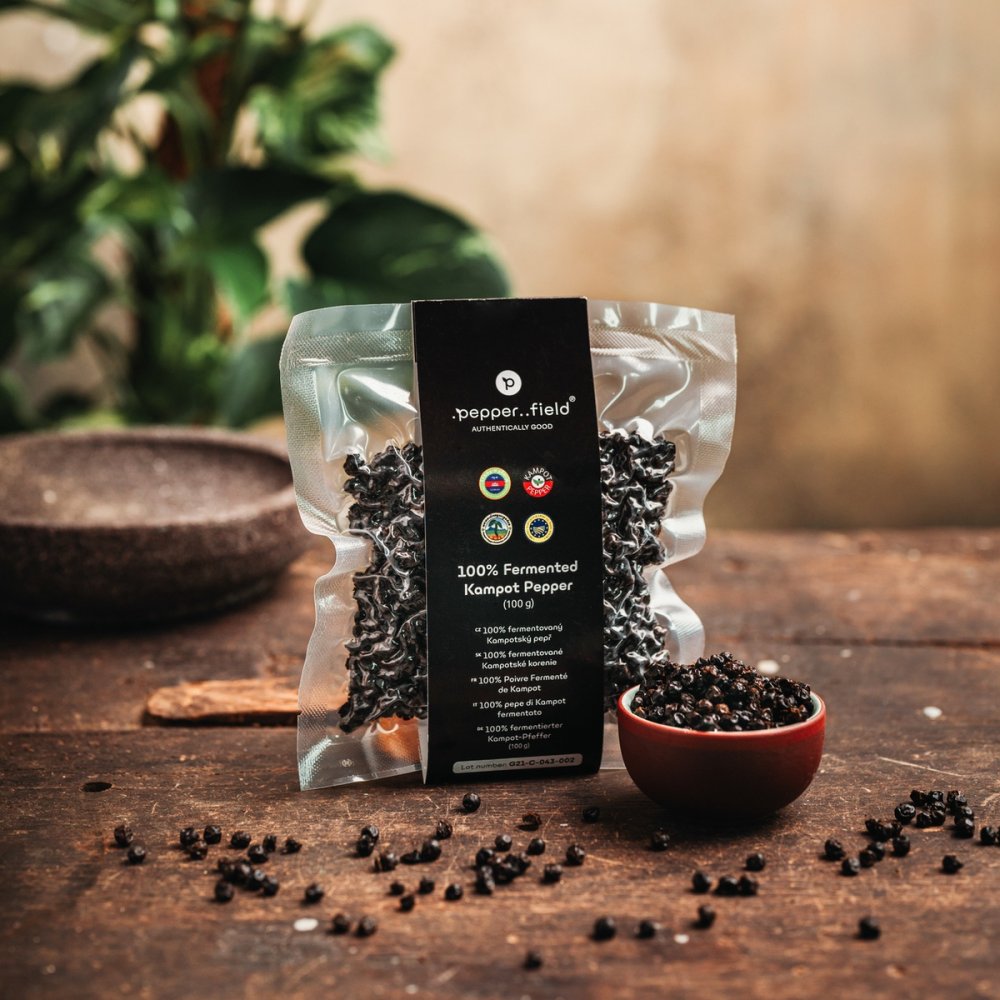 Fermentovaný Kampotský pepř: President Edition 100g