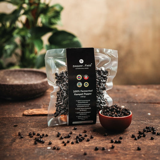 Fermentovaný Kampotský pepř: President Edition 100g