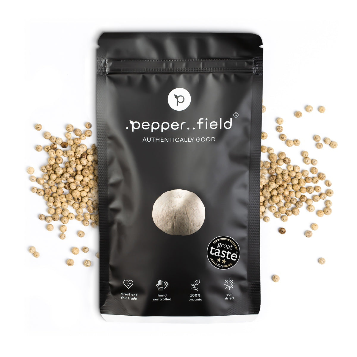 Kampotský pepř bílý - MAXI doypack 100g