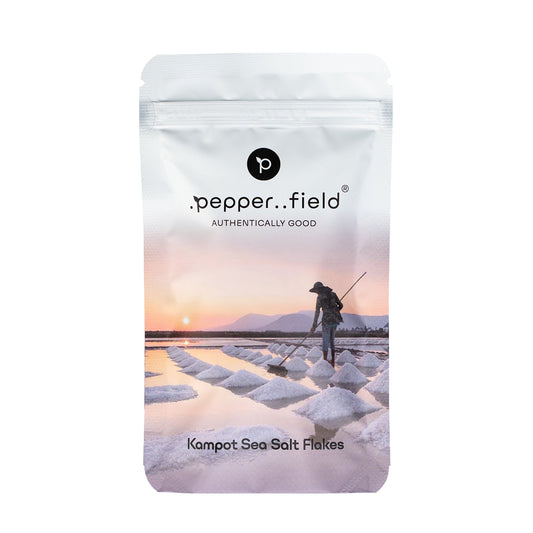 Sea Salt Flakes - solné pyramidy - výběr největších krystalů solných vloček Kampotu 100g