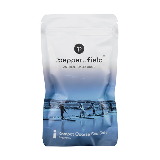 Hrubozrnná mořská sůl z Kampotu - vhodná do mlýnku (120g)