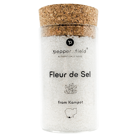 Solný květ - Fleur de Sel ve skleněné dóze 160g